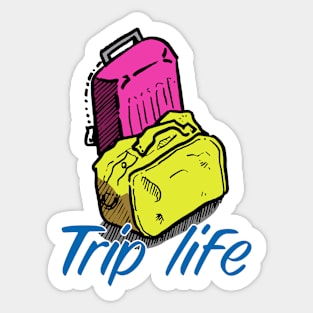 Trip life Sticker